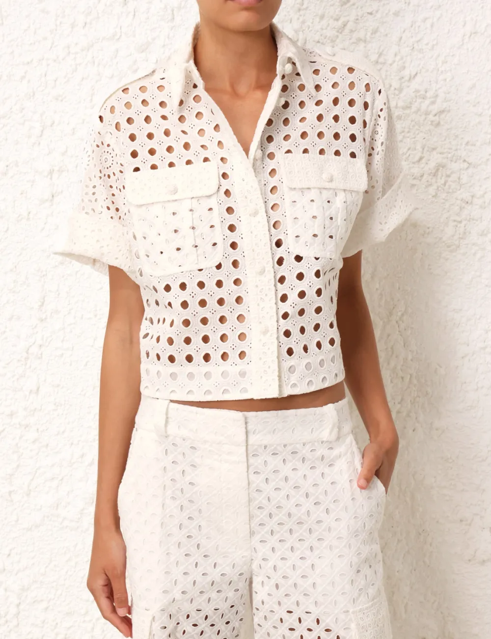 ZIMMERMANN Clothing<Matchmaker Anglaise Shirt