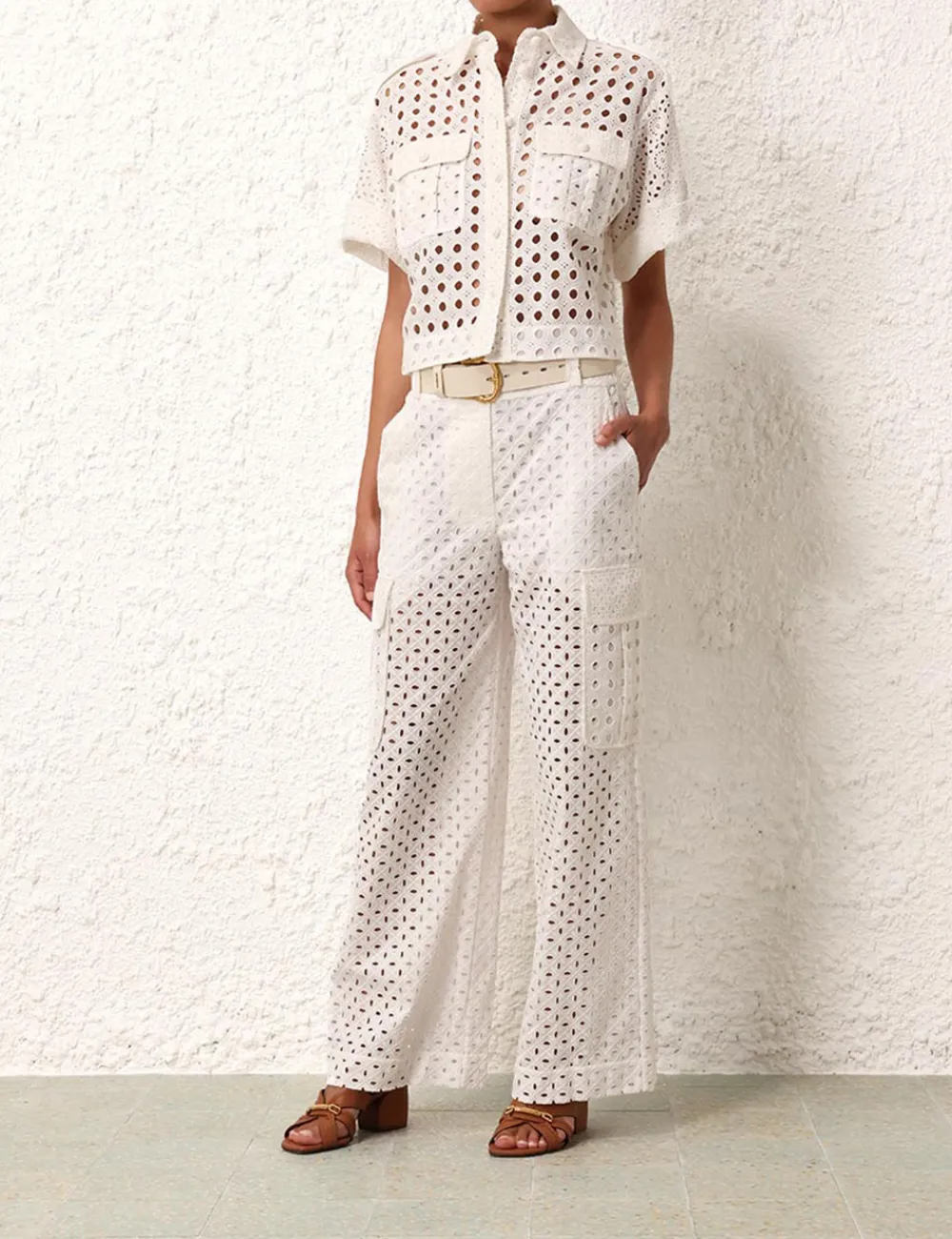 ZIMMERMANN Tops<Matchmaker Anglaise Shirt