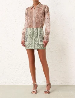 ZIMMERMANN Clothing<Matchmaker Bandana Micro Skirt