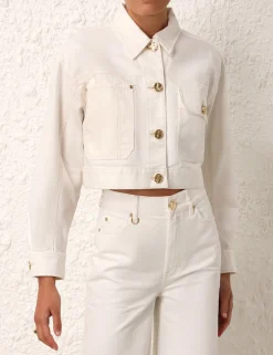 ZIMMERMANN Clothing<Matchmaker Boxy Denim Jacket