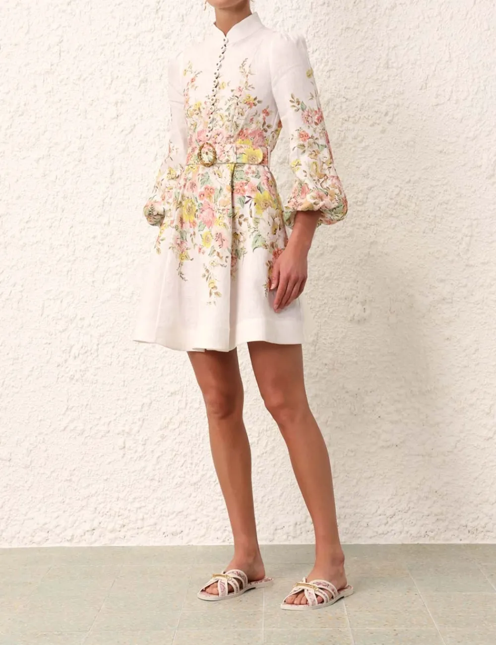 ZIMMERMANN Clothing<Matchmaker Buttoned Mini Dress