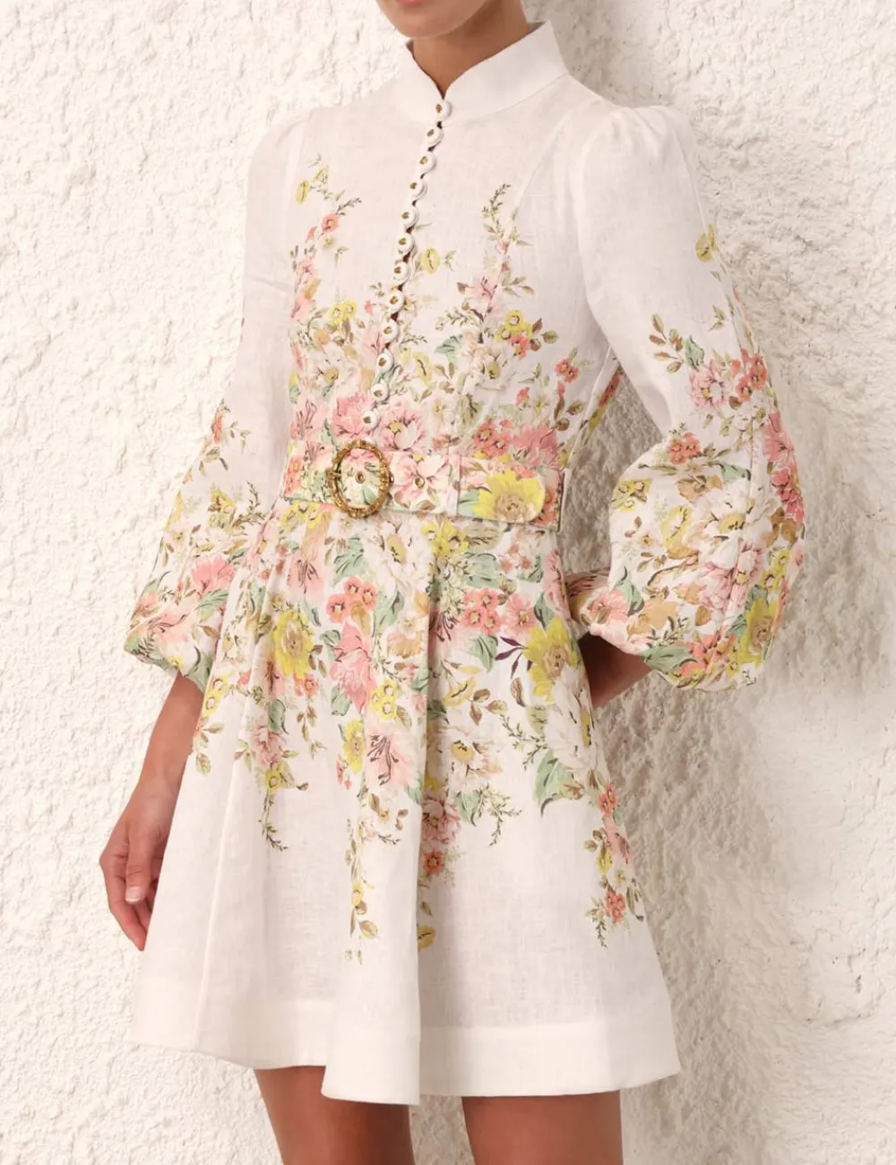 ZIMMERMANN Clothing<Matchmaker Buttoned Mini Dress