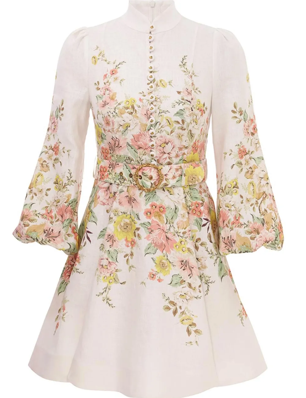 ZIMMERMANN Dresses<Matchmaker Buttoned Mini Dress