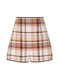 ZIMMERMANN Shorts & Pants<Matchmaker Check Dance Short
