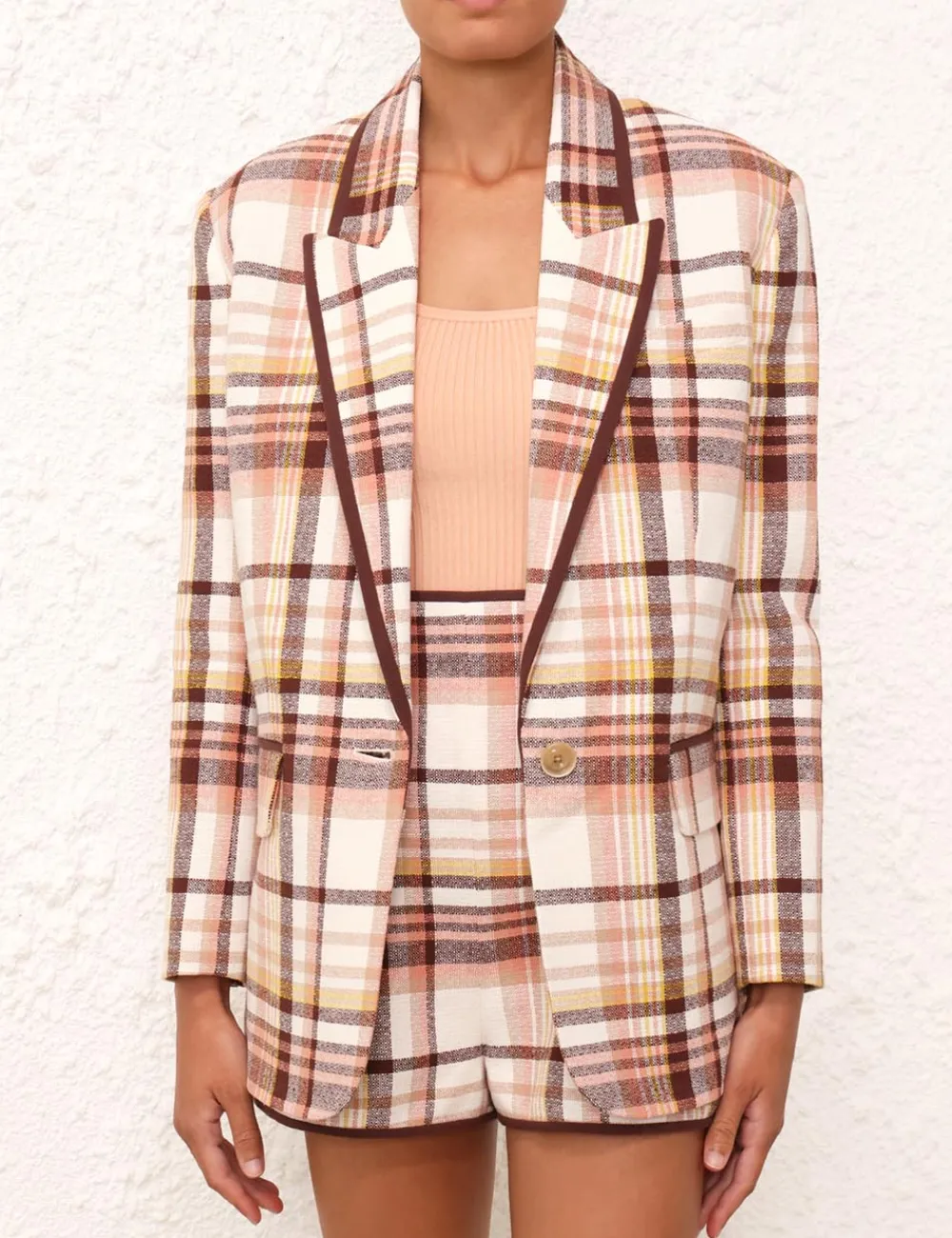 ZIMMERMANN Clothing<Matchmaker Check Jacket