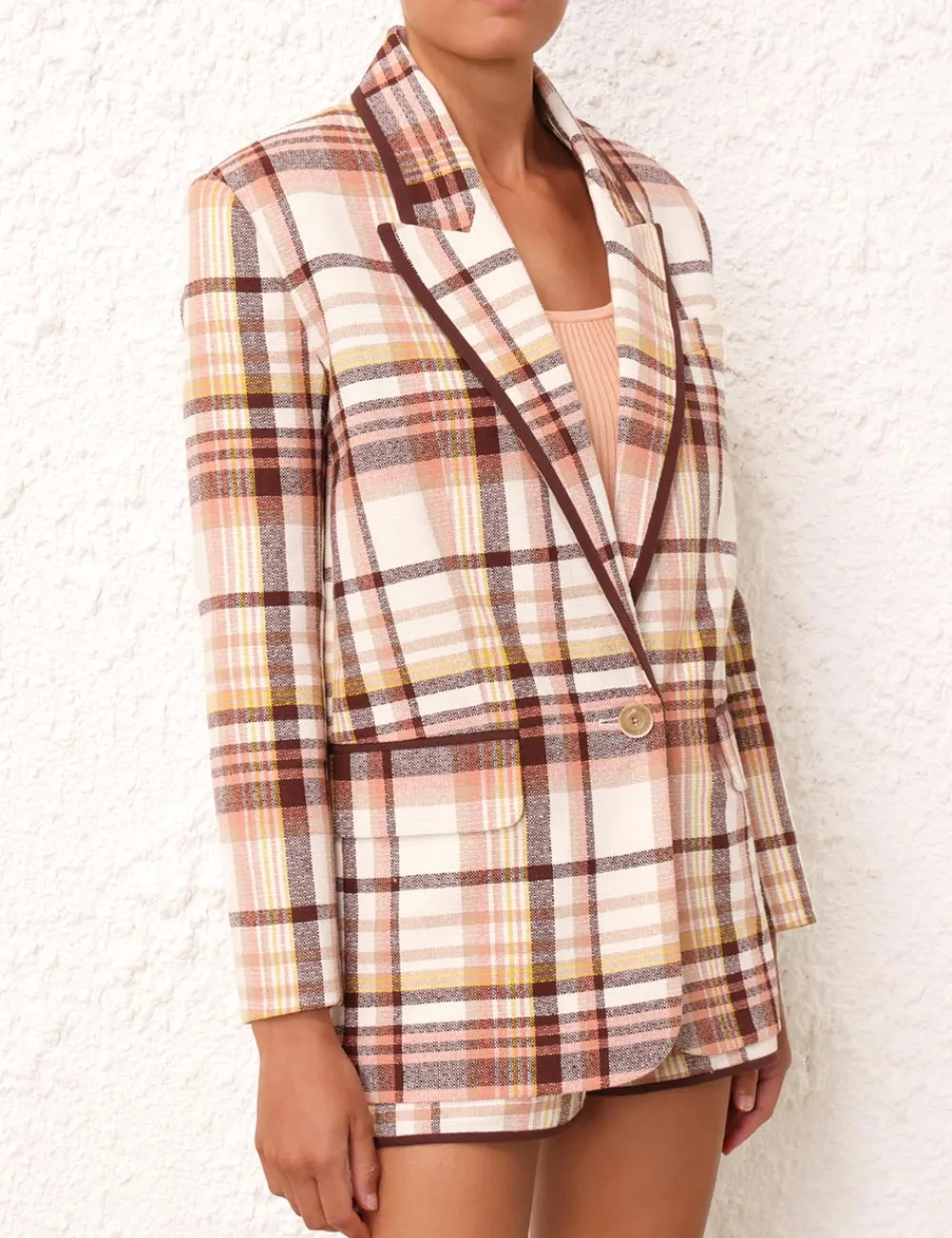 ZIMMERMANN Clothing<Matchmaker Check Jacket