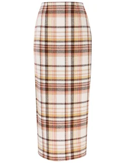 ZIMMERMANN Clothing<Matchmaker Check Pencil Skirt