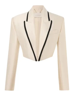 ZIMMERMANN Jackets & Coats<Matchmaker Cropped Jacket