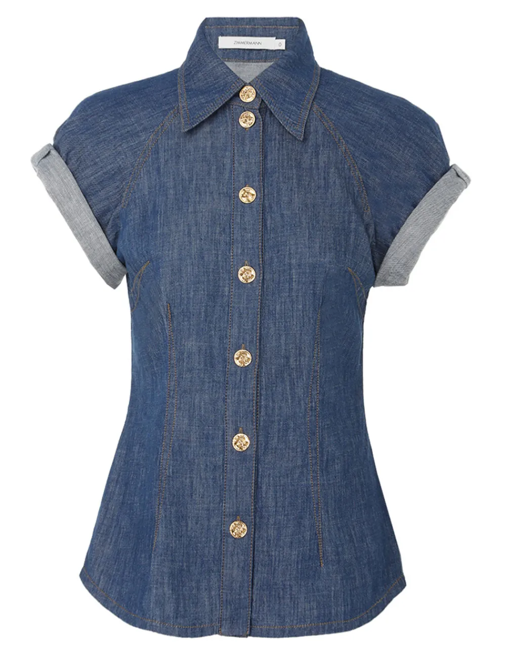 ZIMMERMANN Denim<Matchmaker Denim Blouse