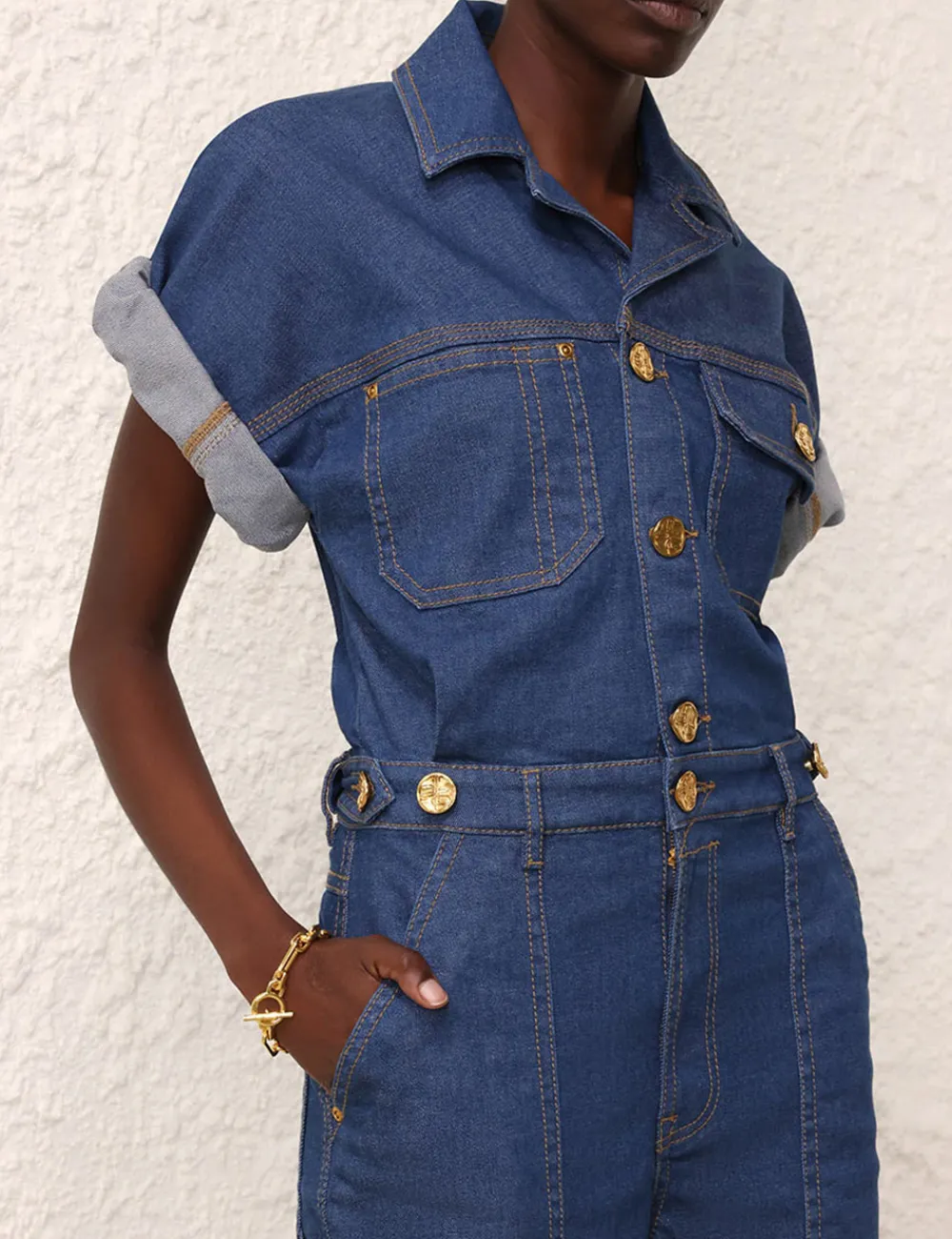 ZIMMERMANN Jumpsuits & Playsuits<Matchmaker Denim Boiler Suit