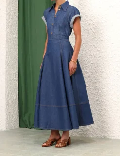 ZIMMERMANN Denim<Matchmaker Denim Flare Skirt