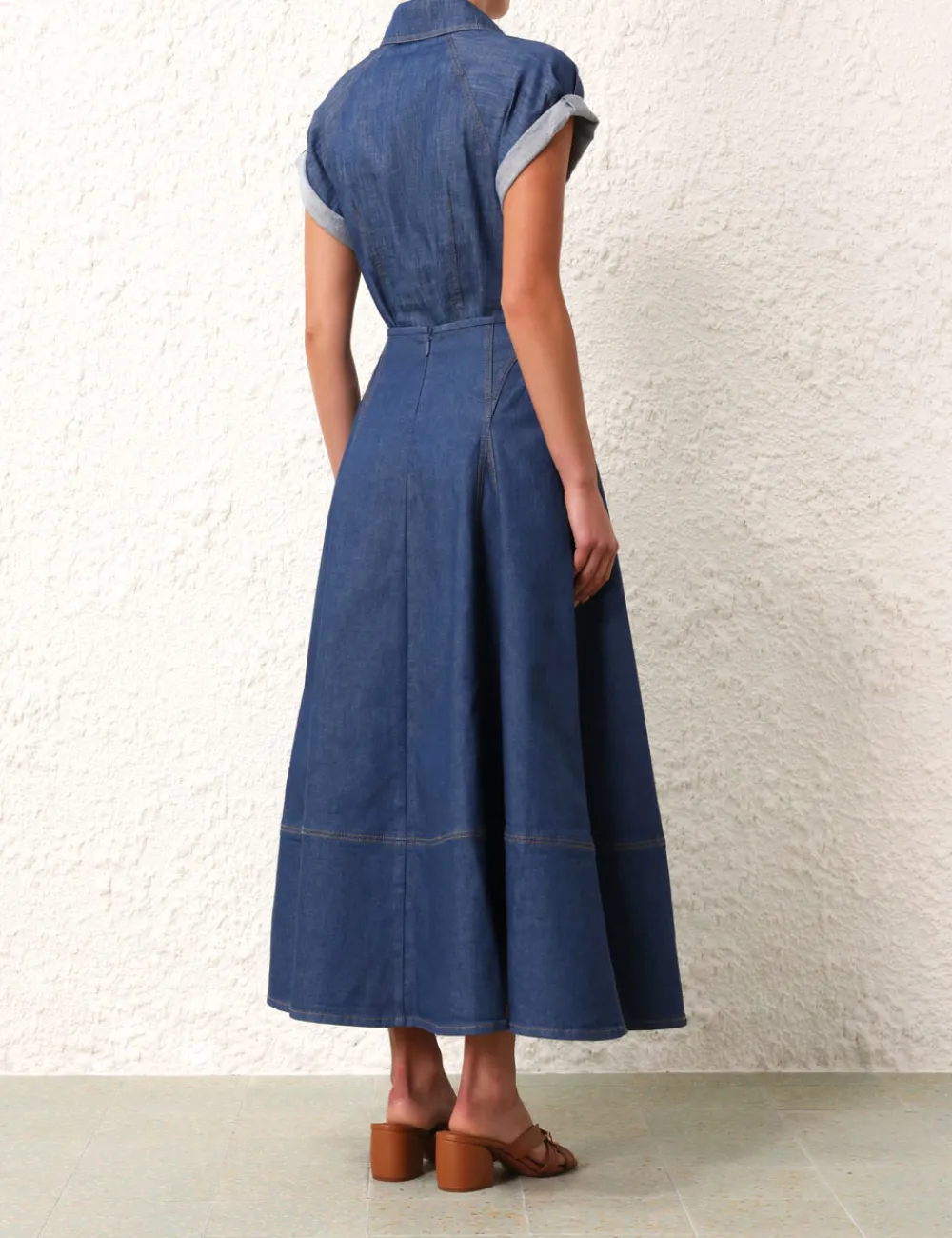 ZIMMERMANN Skirts<Matchmaker Denim Flare Skirt