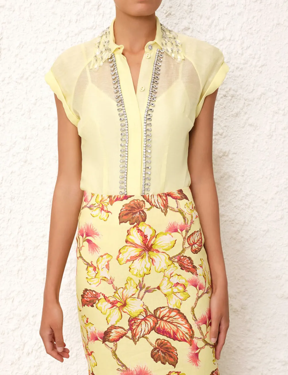 ZIMMERMANN In Focus<Matchmaker Diamante Skirt