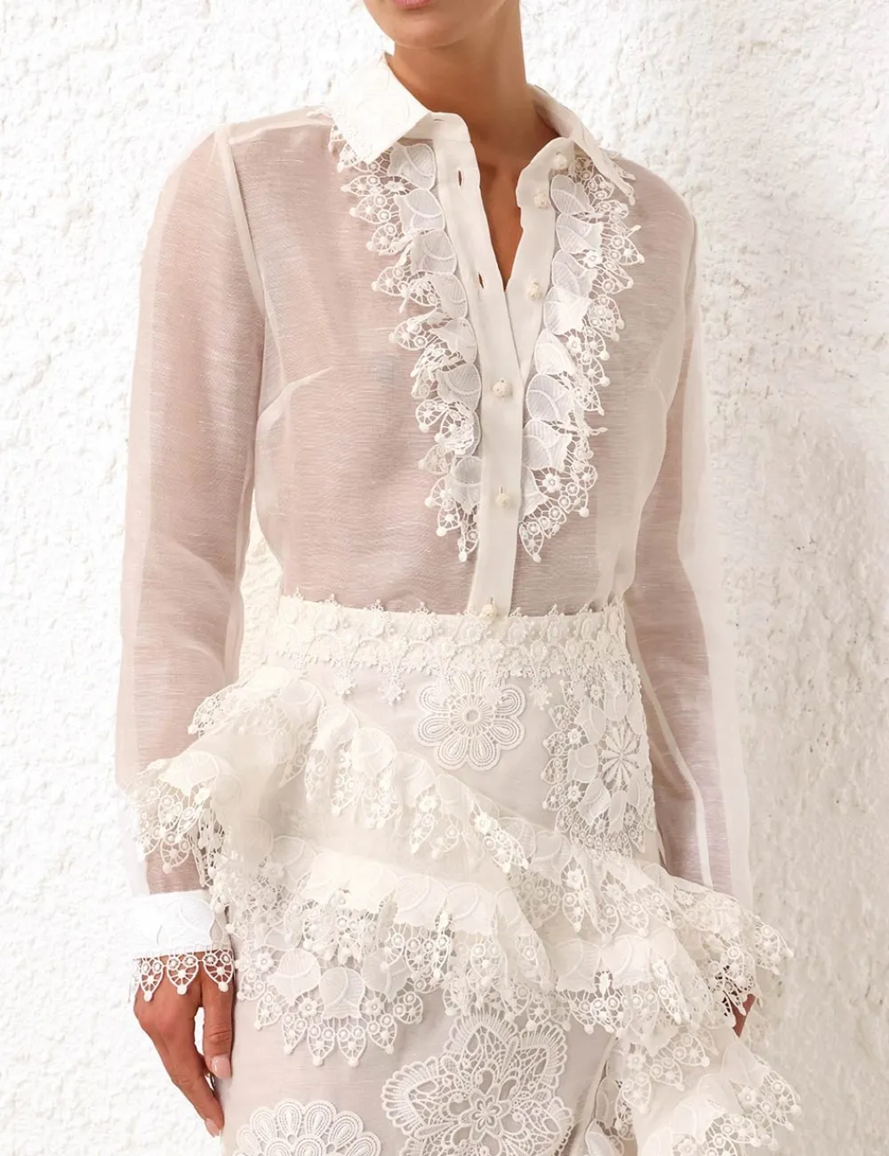 ZIMMERMANN Clothing<Matchmaker Doily Shirt