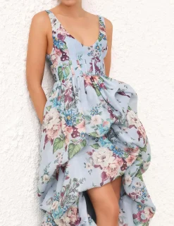 ZIMMERMANN Clothing<Matchmaker Drape Midi Dress