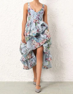ZIMMERMANN Dresses<Matchmaker Drape Midi Dress