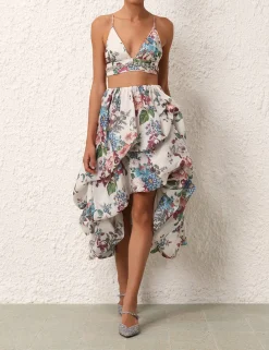 ZIMMERMANN In Focus<Matchmaker Drape Skirt