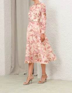 ZIMMERMANN Clothing<Matchmaker Floral Midi Dress