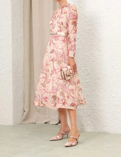 ZIMMERMANN Clothing<Matchmaker Floral Midi Dress