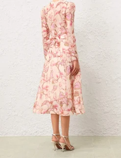 ZIMMERMANN Dresses<Matchmaker Floral Midi Dress