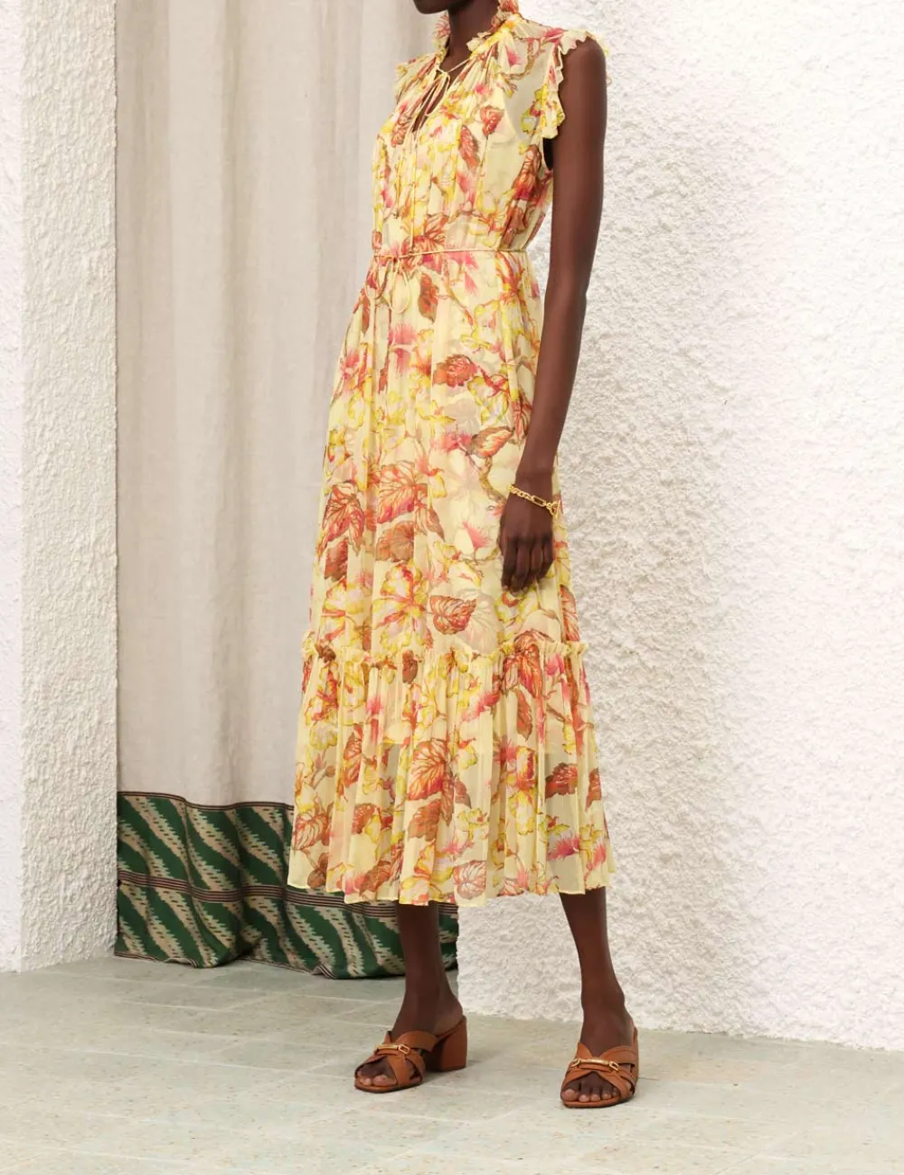 ZIMMERMANN Dresses<Matchmaker Flutter Midi Dress
