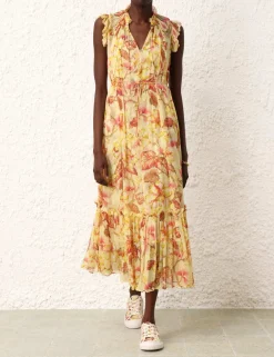 ZIMMERMANN Dresses<Matchmaker Flutter Midi Dress