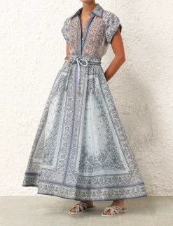 ZIMMERMANN Clothing<Matchmaker Gathered Midi Skirt