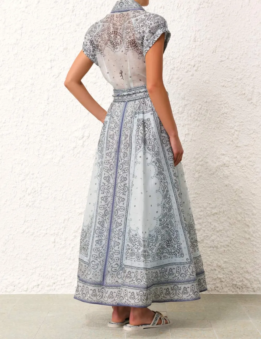 ZIMMERMANN Skirts<Matchmaker Gathered Midi Skirt