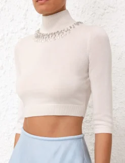 ZIMMERMANN Clothing<Matchmaker High Neck Crop Top