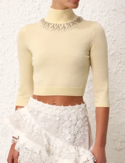 ZIMMERMANN Clothing<Matchmaker High Neck Crop Top