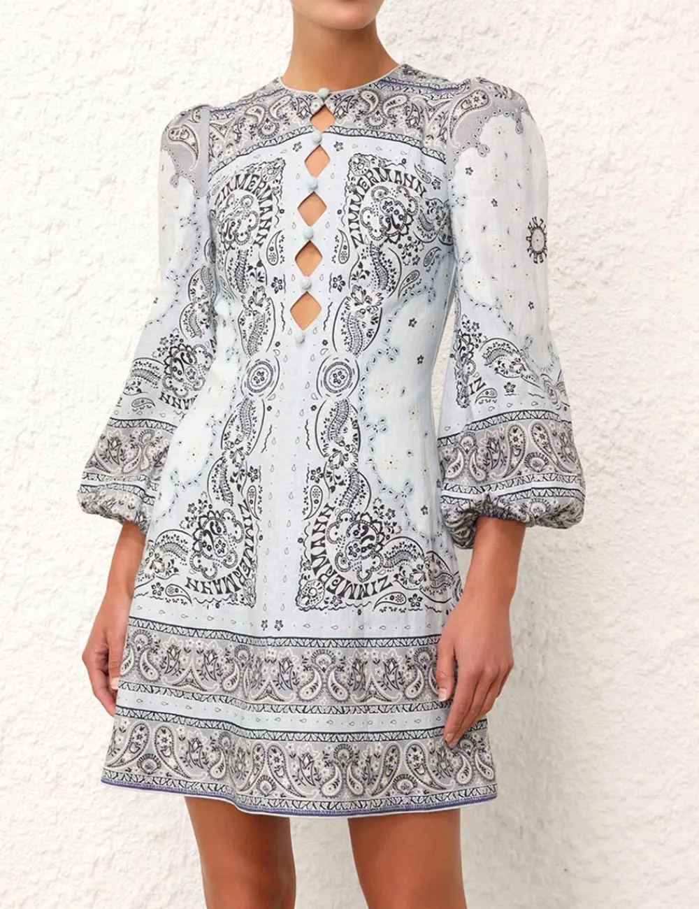 ZIMMERMANN Dresses<Matchmaker Keyhole Mini Dress
