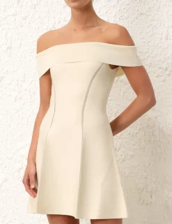 ZIMMERMANN Clothing<Matchmaker Knit Panelled Mini