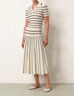 ZIMMERMANN Skirts<Matchmaker Knit Stripe Skirt