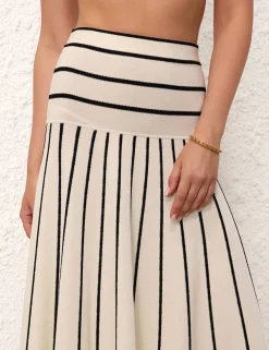 ZIMMERMANN Skirts<Matchmaker Knit Stripe Skirt