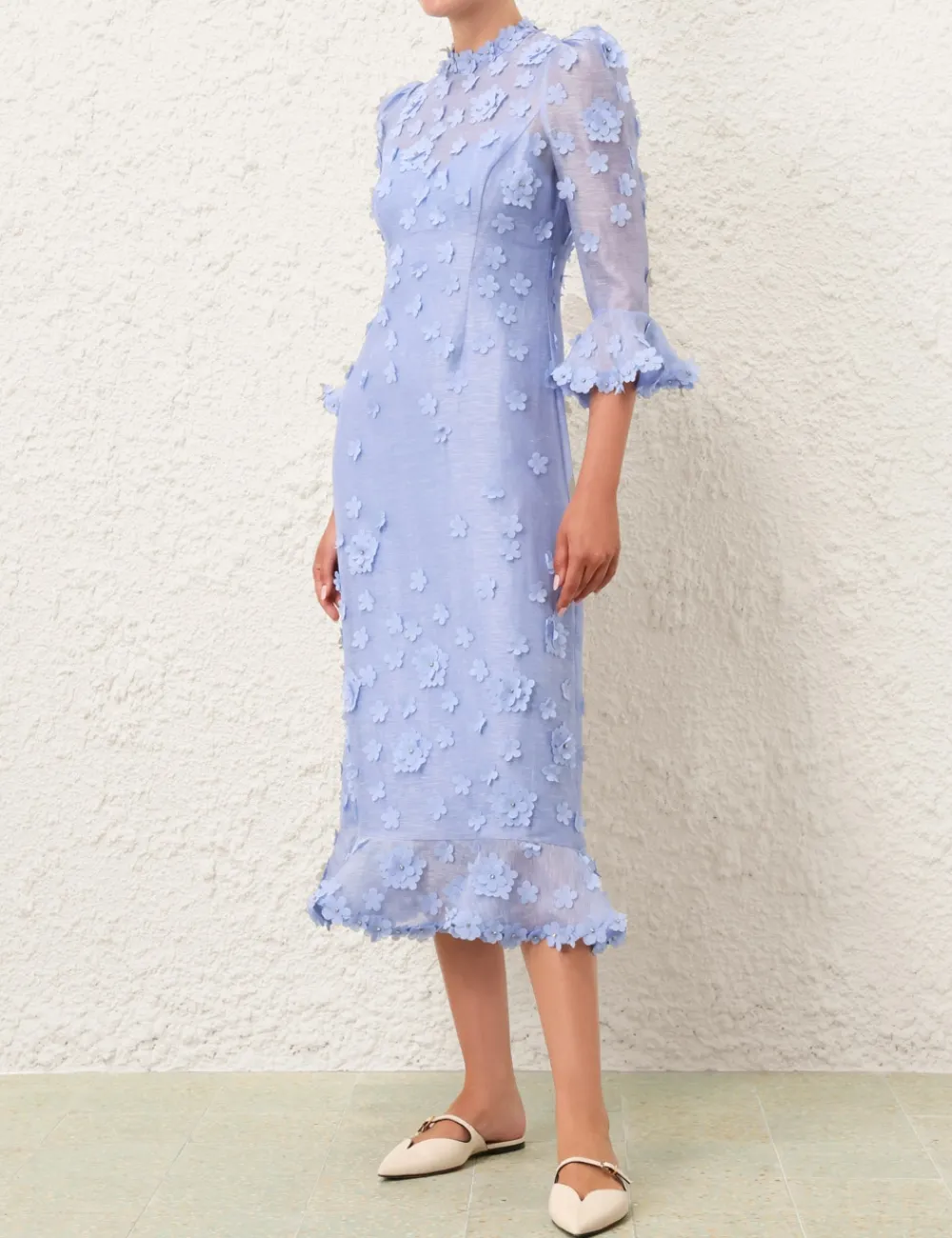 ZIMMERMANN Dresses<Matchmaker Lift Off Midi