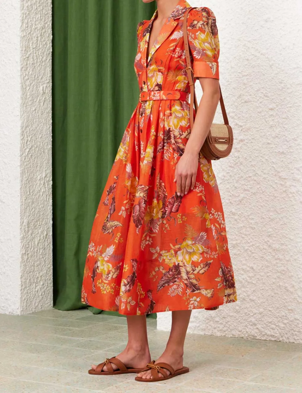ZIMMERMANN Clothing<Matchmaker Midi Shirt Dress