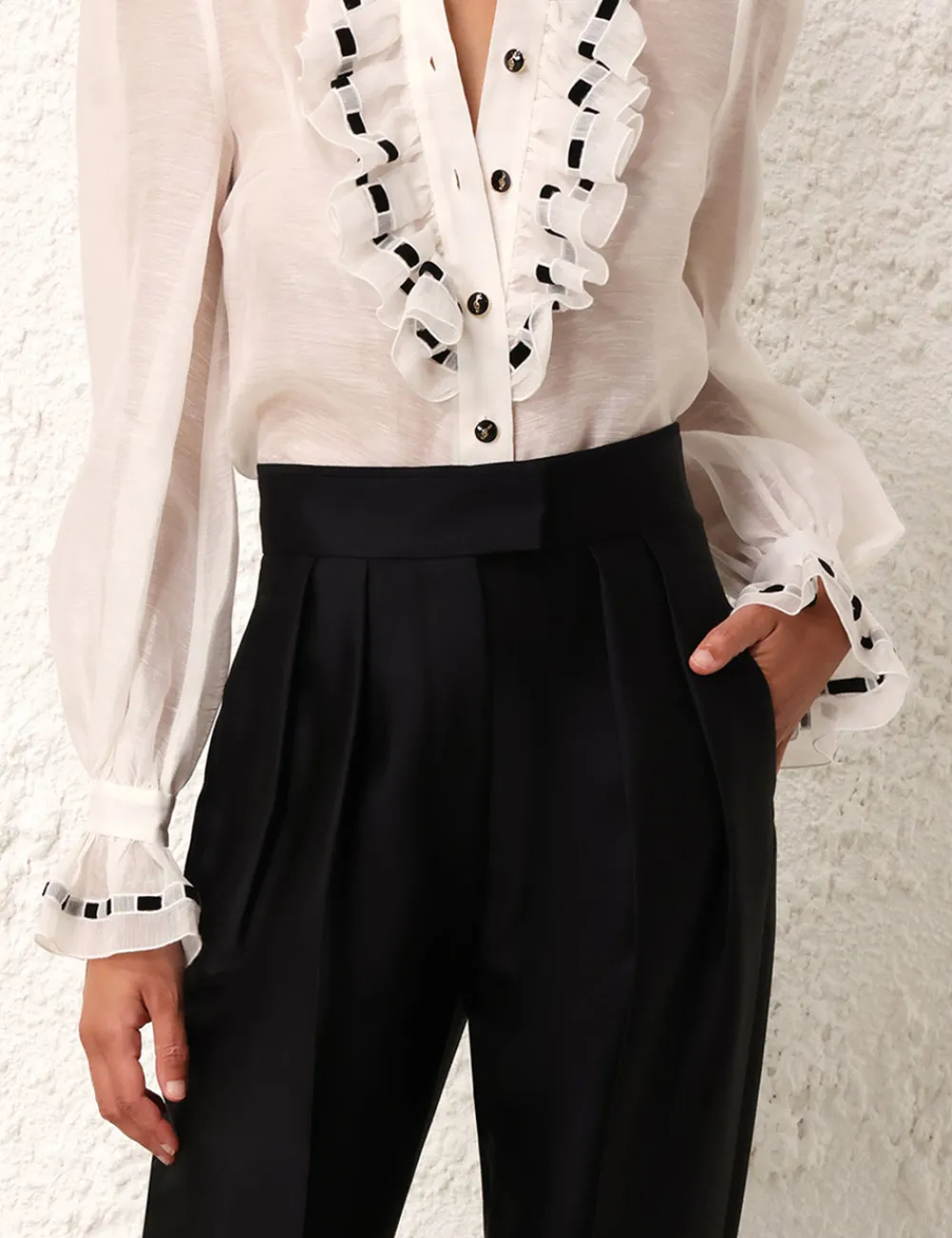 ZIMMERMANN Shorts & Pants<Matchmaker Pleat Front Pant