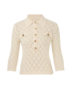 ZIMMERMANN In Focus<Matchmaker Pointelle Polo Top
