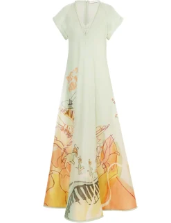 ZIMMERMANN Clothing<Matchmaker Poster V Neck Dress