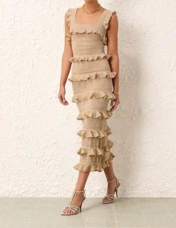 ZIMMERMANN Dresses<Matchmaker Ruffle Midi