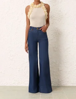 ZIMMERMANN Tops<Matchmaker Ruffle Neck Top