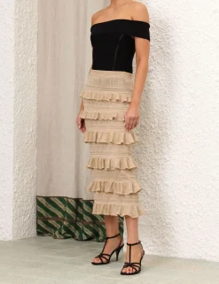 ZIMMERMANN Clothing<Matchmaker Ruffle Skirt