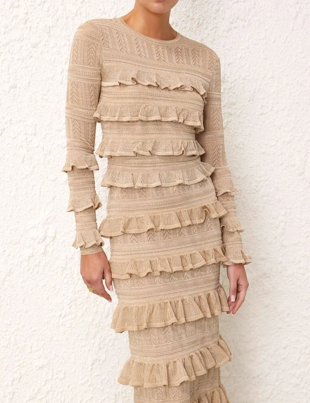 ZIMMERMANN Knitwear<Matchmaker Ruffle Top
