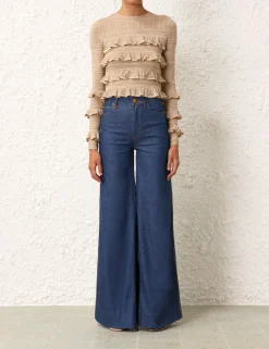 ZIMMERMANN Knitwear<Matchmaker Ruffle Top