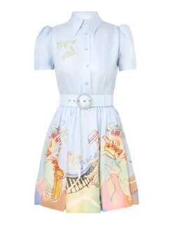 ZIMMERMANN Clothing<Matchmaker Shirt Mini Dress