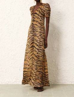 ZIMMERMANN Dresses<Matchmaker Short Sleeve Maxi