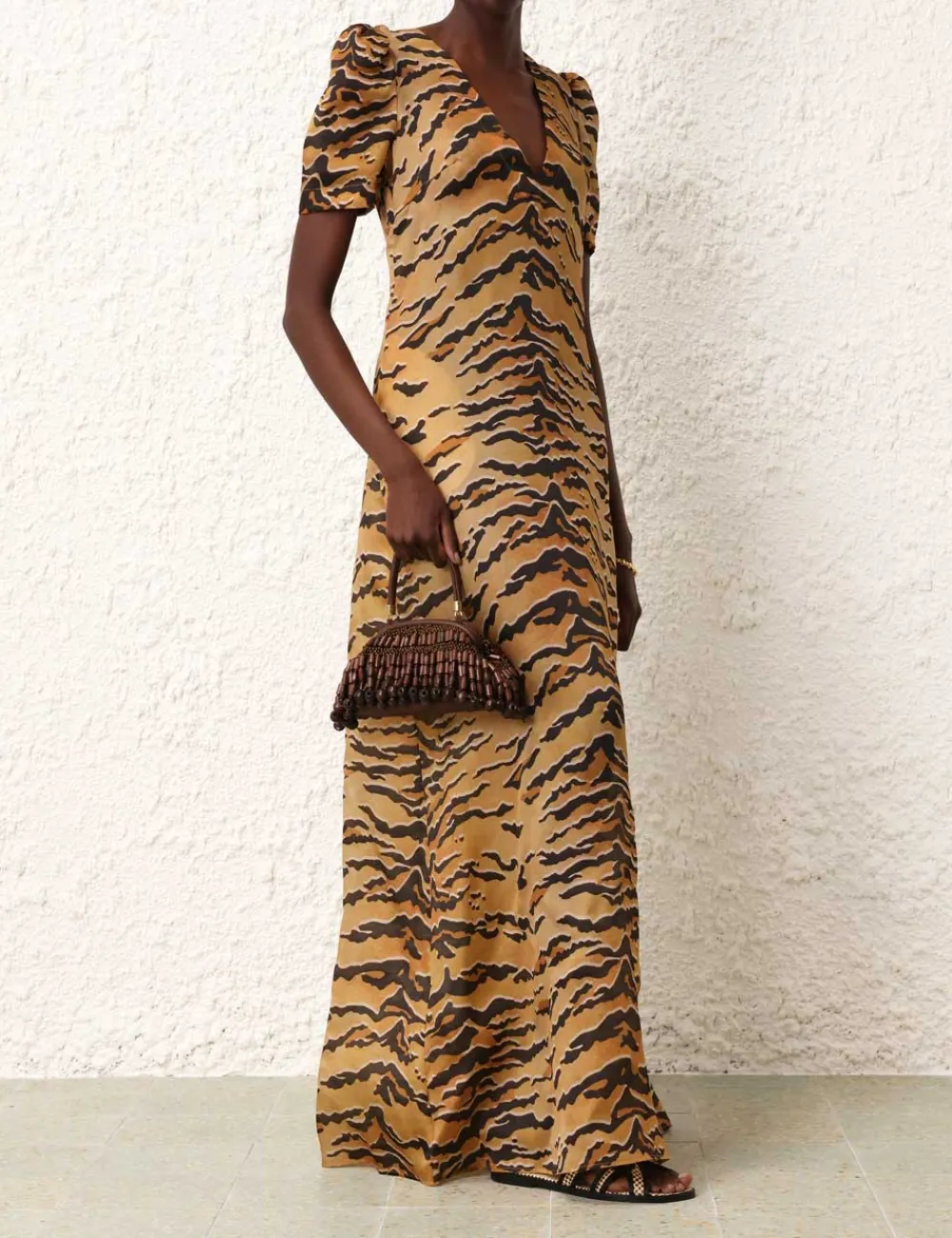 ZIMMERMANN Dresses<Matchmaker Short Sleeve Maxi