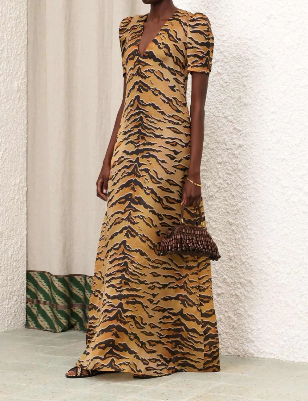 ZIMMERMANN Dresses<Matchmaker Short Sleeve Maxi