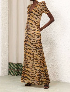 ZIMMERMANN Clothing<Matchmaker Short Sleeve Maxi