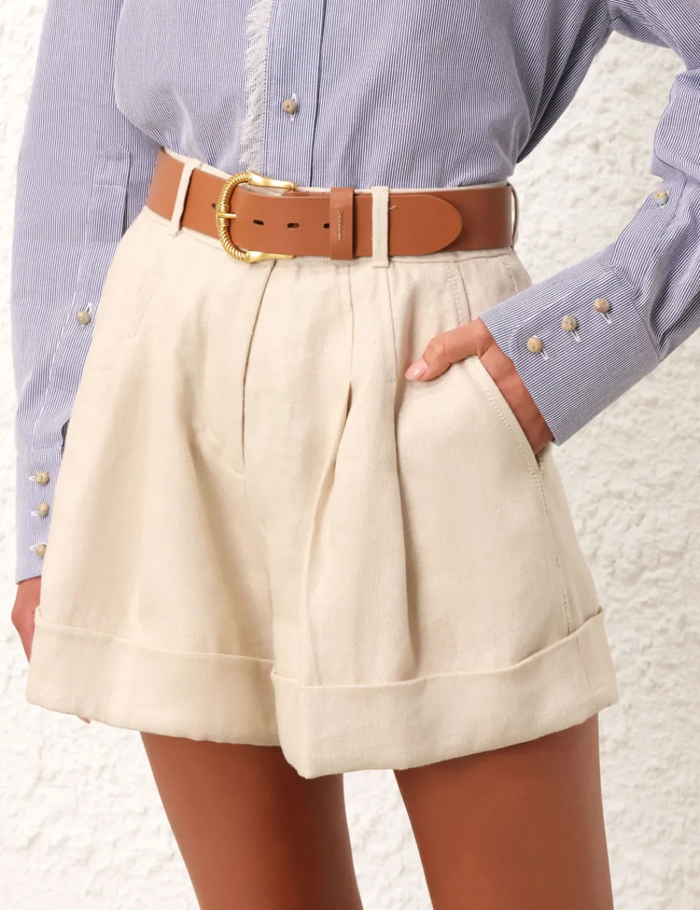 ZIMMERMANN Shorts & Pants<Matchmaker Tuck Front Short